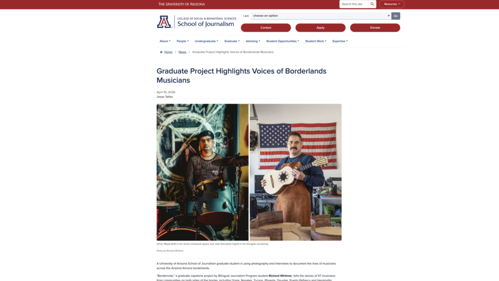 JSchool website screenshot